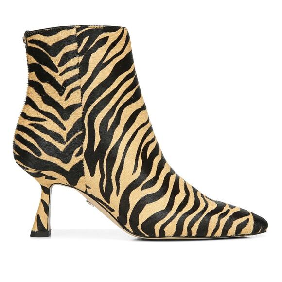 Sam Edelman SAMANTHA Pointy-Toe Bootie Tiger Print | Sz 6 NEW! - Picture 2 of 9